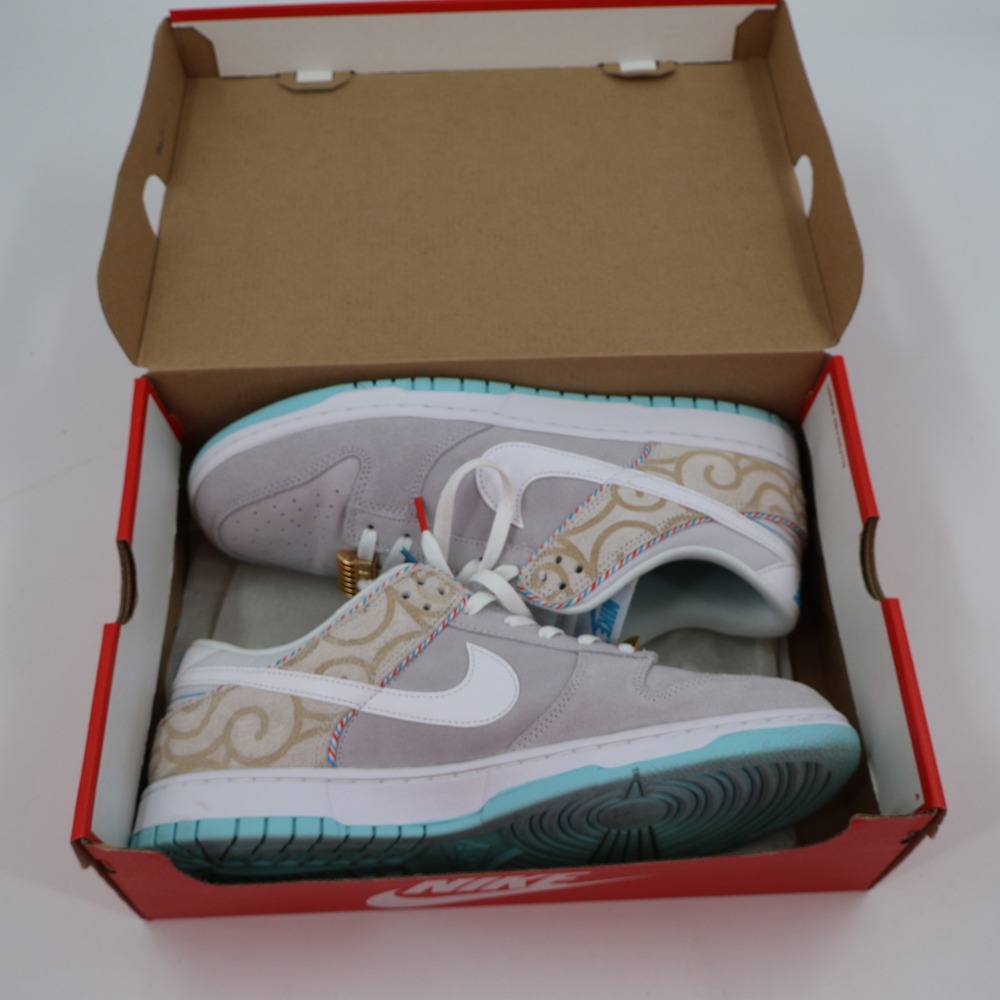 Nike Dunk Low Retro SE Mens 12 Iris Whisper Barbershop Grey DH7614-500 - Picture 12 of 15